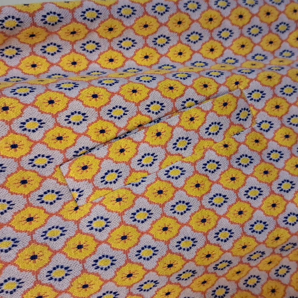 Tyler Boe Yellow and Blue Mini Dress - Picture 3 of 6